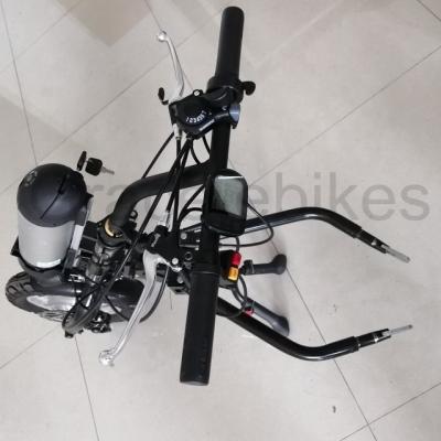 China Stainless steel frame in wheel hub motor electric handcycle electric wheelchair handcycle wheelchair conversion kit for sale