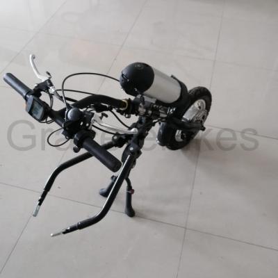 China HOT Sale 36V 250W Stainless Steel Frame Electric Wheelchair Handcycle Electric Wheelchair Conversion Kit for sale