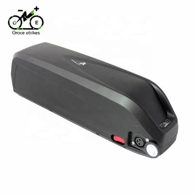 China 48v 17.5ah E-bike brand 18650 cells lithium ion downtube electric bike hailong battery for sale