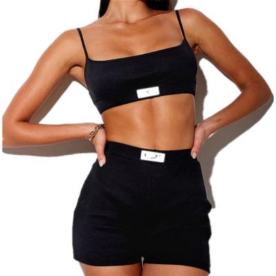 China Plus Sizelively2 QUICK DRY Piece Set Women Crop Top for sale