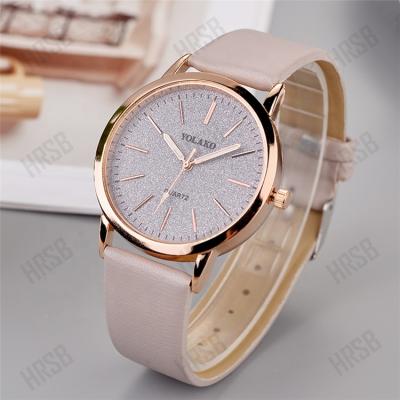 China Trendy luxury brand quartz leather women's watch women's wristwatch clock watch ladies fashion watch for sale