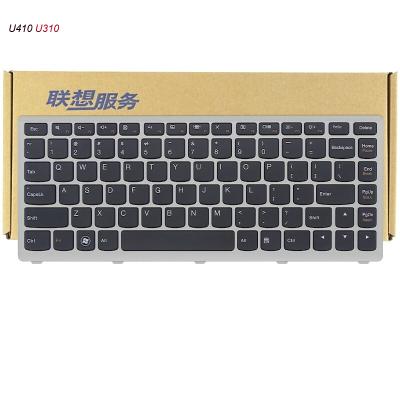 China Plug and play English white frame and frame notebook U410 U310 US new silver built-in keyboard U310 and original for sale