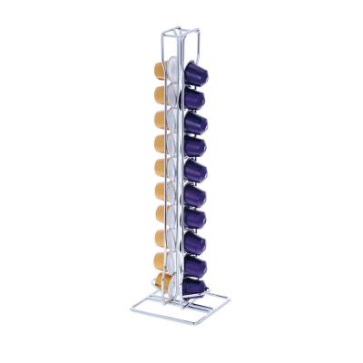 China CH-0152 Good Quality Iron Frame Coffee Capsule Stand Viable Storage Racks Hot Sales for sale