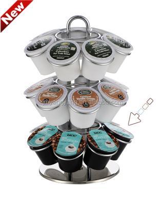 China Kitchen Sustainable Rack Holding Keurig K-Cup Coffee Pod Holder Holds 21 Pods for sale