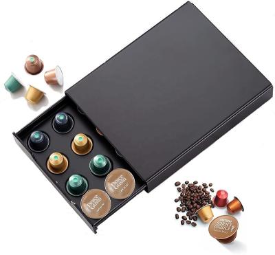 China 2022 Dolce Enthusiast Factory Design Sustainable New Design Nespresso Pods Multi Drawer Storage for sale