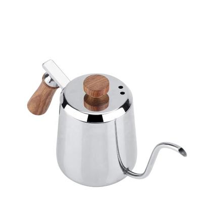 China 2021 Sustainable New Design Factory Supply Stainless Steel Coffee Spill Over Kettle for sale