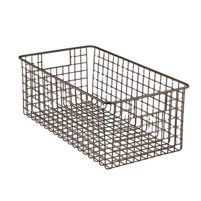 China Wholesale Sustainable Multifunctional Empty Metal Powder Spray Picnic Baskets For Bathroom Kitchen for sale