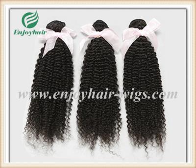 China Brazilian 5A virgin remy hair weave ,natural color(can be dye) kinky curly 10''-26''length for sale