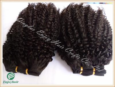 China Malaysian 5A virgin remy hair weave ,natural color(can be dye) curly 10''-26''length hair for sale