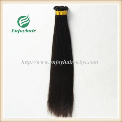 China Hand tied weaviing Malaysian virgin remy hair,straight hair extension no shed no tangle for sale