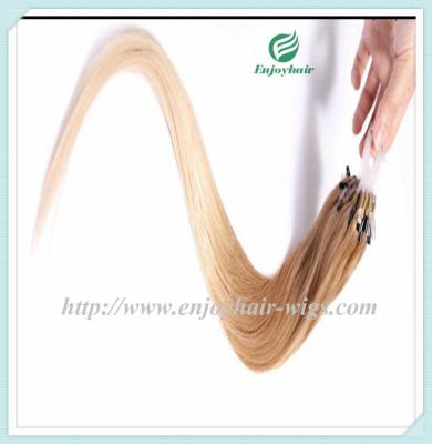 China Micro ring loop hair extensions 16