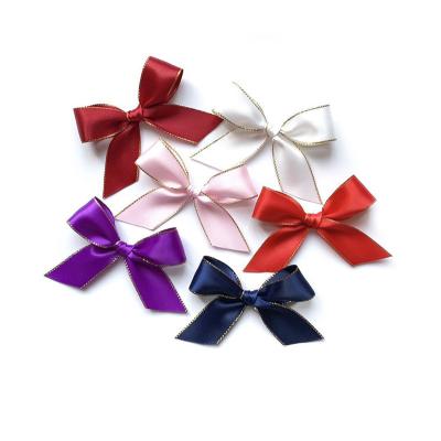 China Custom lingerie garment promotional high quality gift mini ribbon bows for decoration for sale