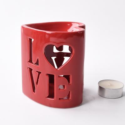 China AROMATIC OEM Custom Ceramic Wax Melt Burner Color Top Bowl Fragrance Ceramic Oil Burner Wax Burner For Home Decoration for sale