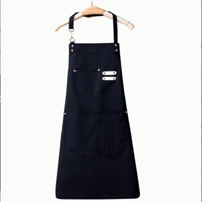 China Fashion high fashion home kitchen apron canvas waist restaurant thickening work waterproof aprons for sale