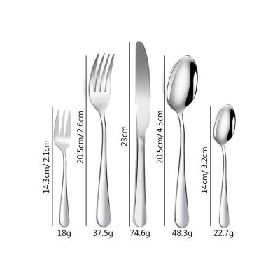 China Sustainable New 1010 Stainless Steel Cutlery 40 Sets Titanium-Plated European And American Steak Knife, Fork And Spoon Gift Box Set for sale