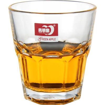 China NO Wholesale Customized New Sublimation Transparent Octagonal Glass Beer Mug for sale