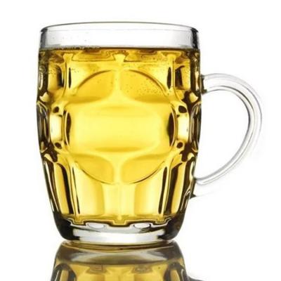 China NO New Product Hot Selling Sublimation Glass Wholesale Transparent Beer Mug for sale