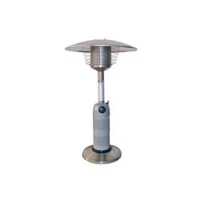 China Stocked Outdoor Freestanding Table Umbrella Shaped Stainless Steel Gas Patio Heater for sale