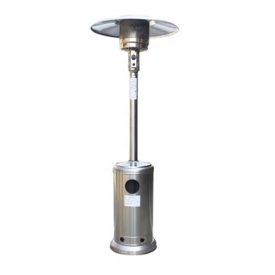 China Factory Price Outdoor Stainless Steel Table Umbrella Shaped Freestanding Gas Stocked Patio Heater for sale