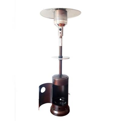 China Manufacturer Stocked Wholesale Freestanding Powder Coated Iron Outdoor Gas Patio Heater for sale