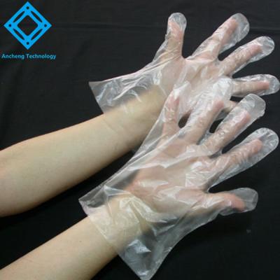 China Household Work HDPE Disposable Gloves Food Service Products Household Cleaning Gloves Clear White OEM & ODM Acceptable for sale