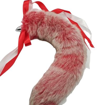 China Wholesale hot sale 5size adult stimulation price 15 color fox tail butt plug anal toys metal butt plug anal cosplay tail for sale