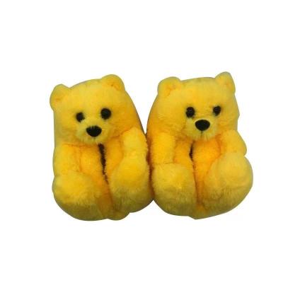 China 2021 Fashion Trend Hot Selling Teddy Bear Slippers Red Teddy Bear Home Slides for sale