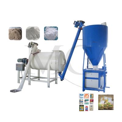 China Small Fast Investment Return Easy Operating Single Dry Mortar Mixer Machine 3-4T/H Ceramic Tile Adhesive Plant For Sale for sale