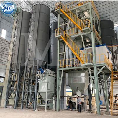 China New Technology 10-12T/H Automatic Full Automatic Tile Mortar Dry Mix Factory Tile Adhesive Grout Making Machine for sale