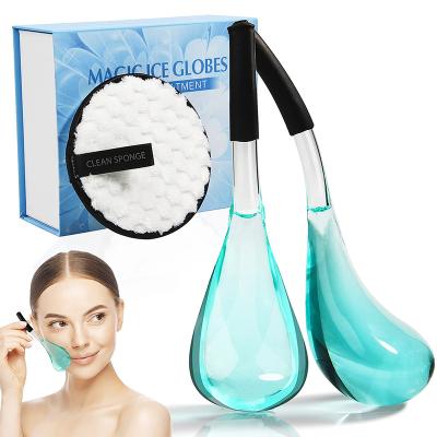 China Blood Vessels Removal Ball Eye Roller Skin Facial Face Massage Machines Magic Ice Globes Face Lifting for sale