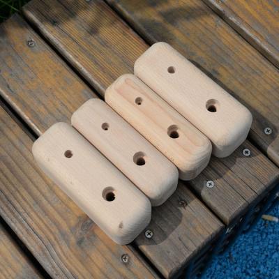 China Zeyisy Indoor Eco-friendly Rock Climbing Kick Finger Strength Training Beech Wood Hangboard for Rock Climbing Lover for sale