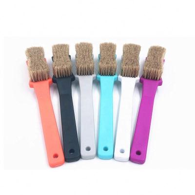 China High Quality Crank Handle Bouldering Brush Cleaning Boars Stiff Hair Professional Climbing Brush for sale