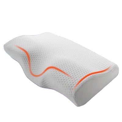 중국 Orthopedic good dream Washable Memory Foam Pillow anti snore butterfly shaped neck support memory foam pillow 판매용