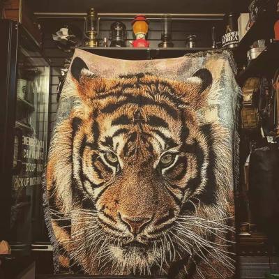 China Anti-pilling nice looking very realistic 3d model animal blankets for sale