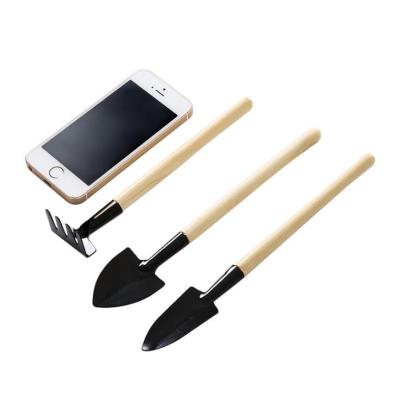 China Garden Mini Garden Tool Set 3 Indoor Tiny Hand Planting Tools Small Shovel/Rake/Succulent Shovel Soil Tools For Indoor Gardening for sale