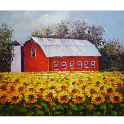 China Modern Art Canvas Sunflower Oil Paintings Drop Shipping On Canvas for sale