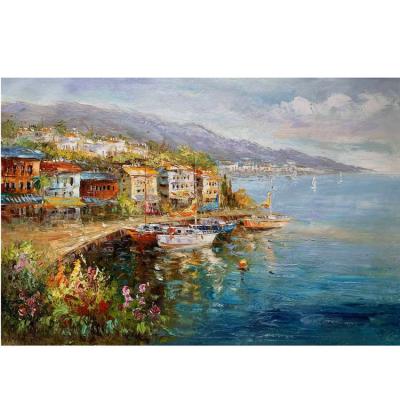 China Modern Home Decoration Color Art Seascape Paintings WALL CANVAS ART Modern Home Landscape Paintings for sale