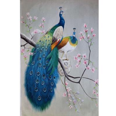 China Modern Peacock Painting For Wall Art Display Decoration for sale