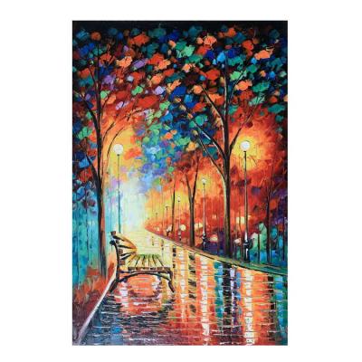 China Art Craft LandscapeAbstract Modern Traditional Home Wall Decor Paintings Oil Waterfall Decorative Canvas Painting for sale