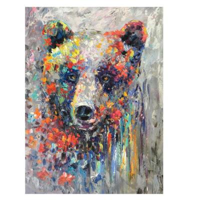 China 2021 New Canvas Art Animal Oil Painting Traditional Hand Painted Modern Landscape Oil Painting Beautiful for sale