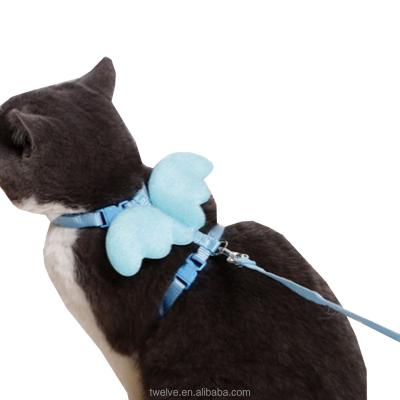 China Viable Wings Lead Luxury Pet Dog Leash Pet Harness Dog Leash Aimed Harness Leash Set For Small Dogs for sale