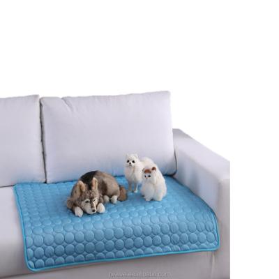 China Sofa Cooling Blanket Cooling Large Dog Cushion Mat Pet Sleep Dog Bed Summer Pet Cushion for sale