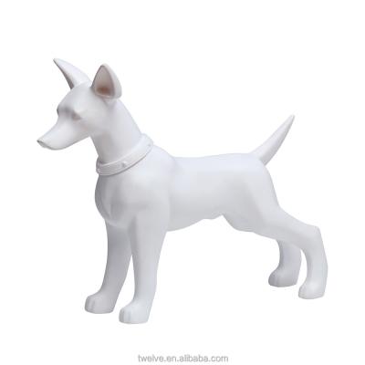 China Viable White Dog Clothes Display Stand Dog Mannequin Display Mat Dog Decoration Indoor Model for sale