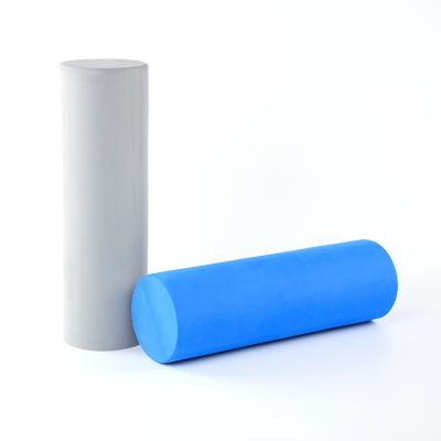 China Muscle Roller 18inch OEM Private Label Massage Gym Plastic High Density Yoga EVA Cork Foam Roller for sale