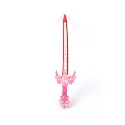 China Can be customized for size and color costume soft children props Toy EVA Foam Girls Pink Sword for sale