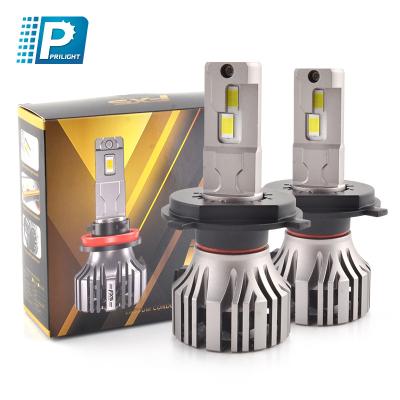 China Car Headlights H1 H3 H4 9006 Led Headlight Bulbs Customized Intelligent Temperature Control High Power 6500K H7 LED Headlight 10000lm 55W Mini for sale