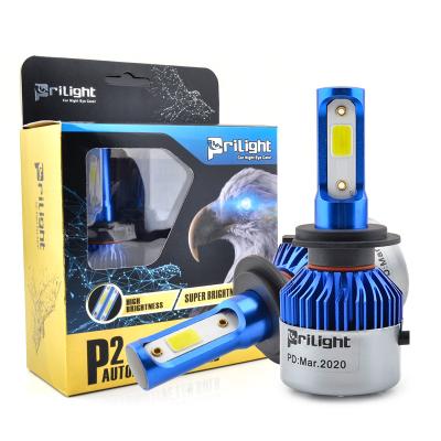 China P2 led auto lighting auto headlight 72w 16000lm H4 led headlight bulbs H1 H3 H7 9006 led auto headlight for A6 car for sale