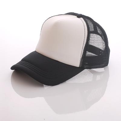 China JOINT 100% Custom Logo Embroidery Patch Five Panel Polyester Foam Mesh Trucker Hats for sale