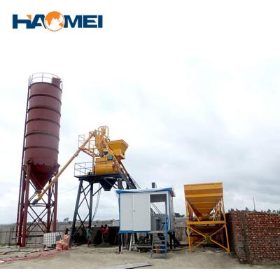 China Construction worksÂ   factory price mobile cement concrete batching plant for sale for sale