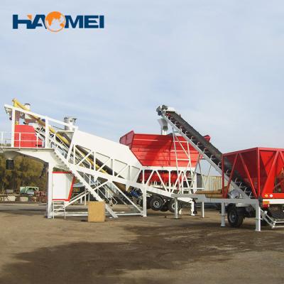 China Construction worksÂ   yhzs25 mobile concrete mixer batching plant for polystyrene concrete di indonesia for sale